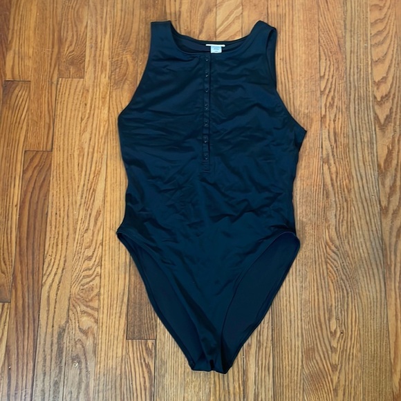 Andie Swim The Cheeky Malibu One Piece Swimsuit Black size S NWT - Picture 3 of 8